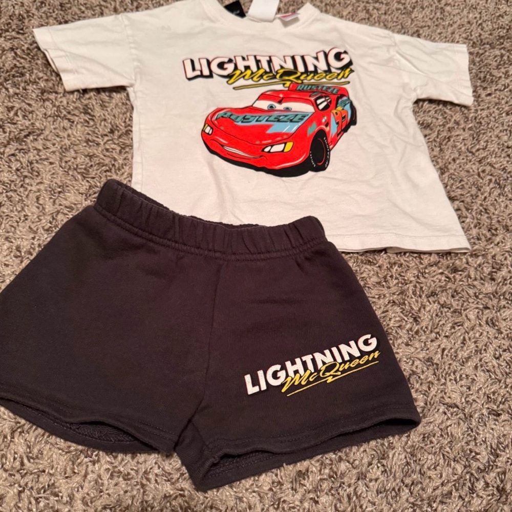 Zara Cars Lightning McQueen Toddler set size 2